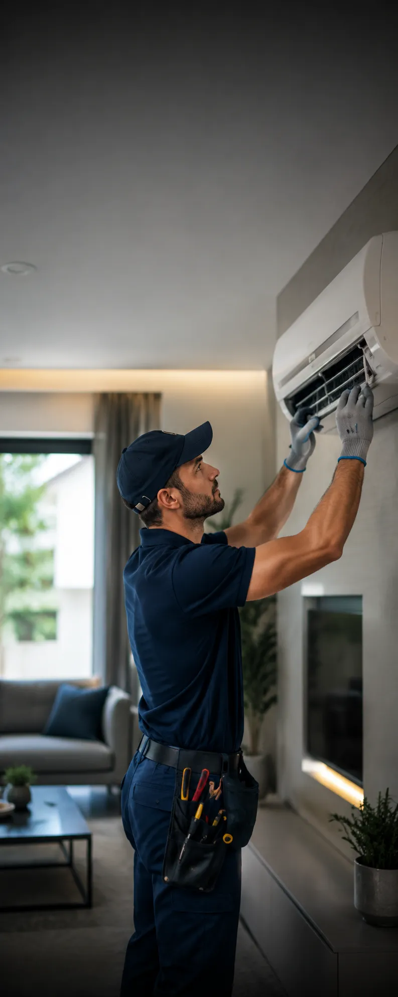 Air conditioning service technician