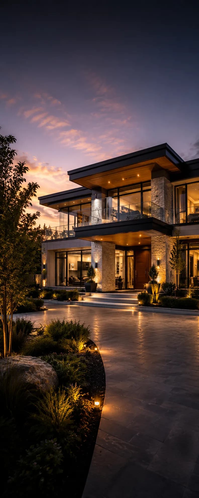 Modern home exterior